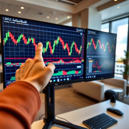 Trading signals on screen